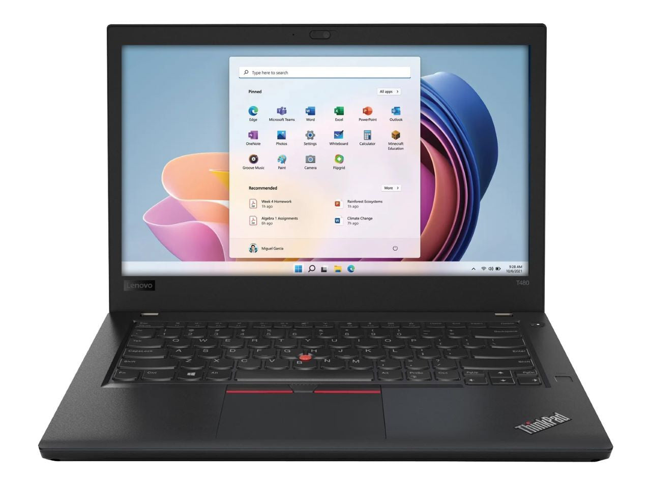 NOTEBOOK THINKPAD T480 CORE I7 16 GB DE RAM
