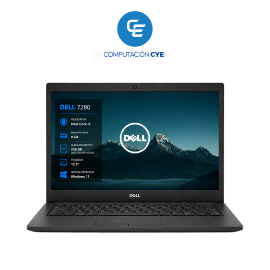 NOTEBOOK DELL 7280 CORE I5 8 GB DE RAM y 256 GB DISCO SSD