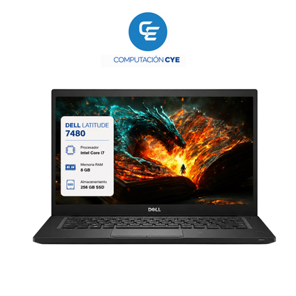 NOTEBOOK DELL 7480 CORE I7 8GB DE RAM 256 DISCO SSD