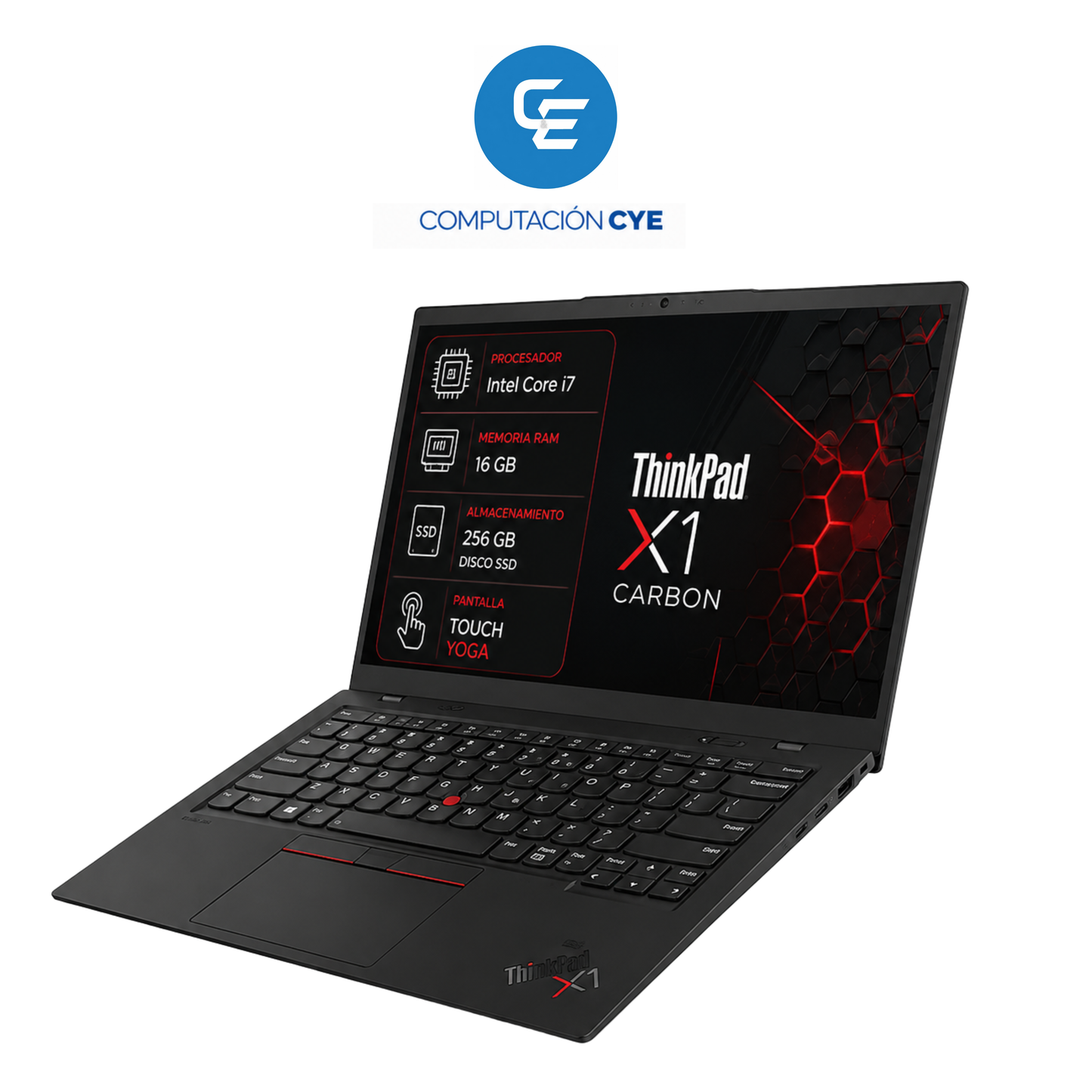 NOTEBOOK CORE I7 X1 CARBON TOUCH 16 GB DE RAM Y DISCO SSD