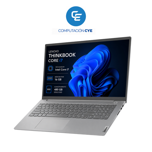 NOTEBOOK LENOVO THINKBOOK CORE I7 16 GB DE RAM Y 480 GB DISCO SOLIDO