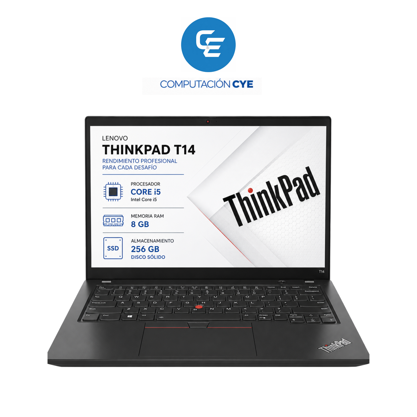 NOTEBOOK LENOVO THINKPAD CORE I5 T14 8 GB DE RAM Y  DISCO SOLIDO