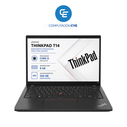 NOTEBOOK LENOVO THINKPAD CORE I5 T14 8 GB DE RAM Y  DISCO SOLIDO