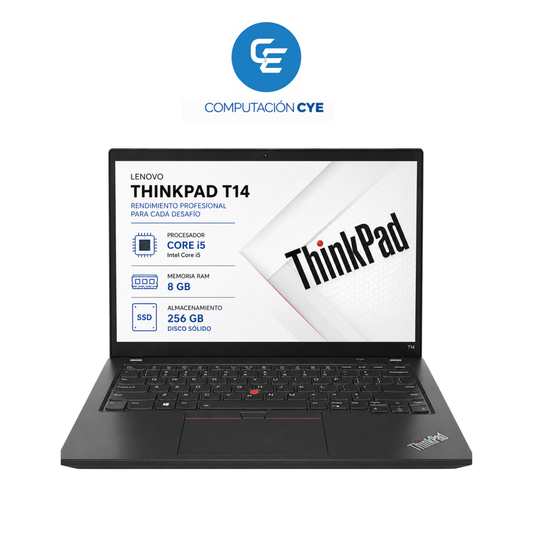 NOTEBOOK LENOVO THINKPAD CORE I5 T14 8 GB DE RAM Y  DISCO SOLIDO