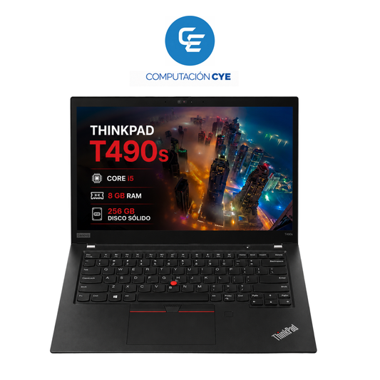 NOTEBOOK THINKPAD T490S CORE I5 8 GB DE RAM Y 256 GB DISCO SSD