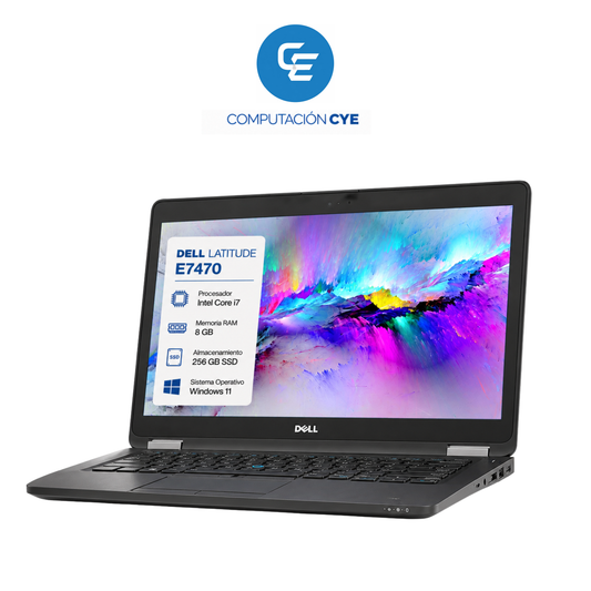 NOTEBOOK DELL E7470 CORE I7 8GB DE RAM 256 DISCO SSD
