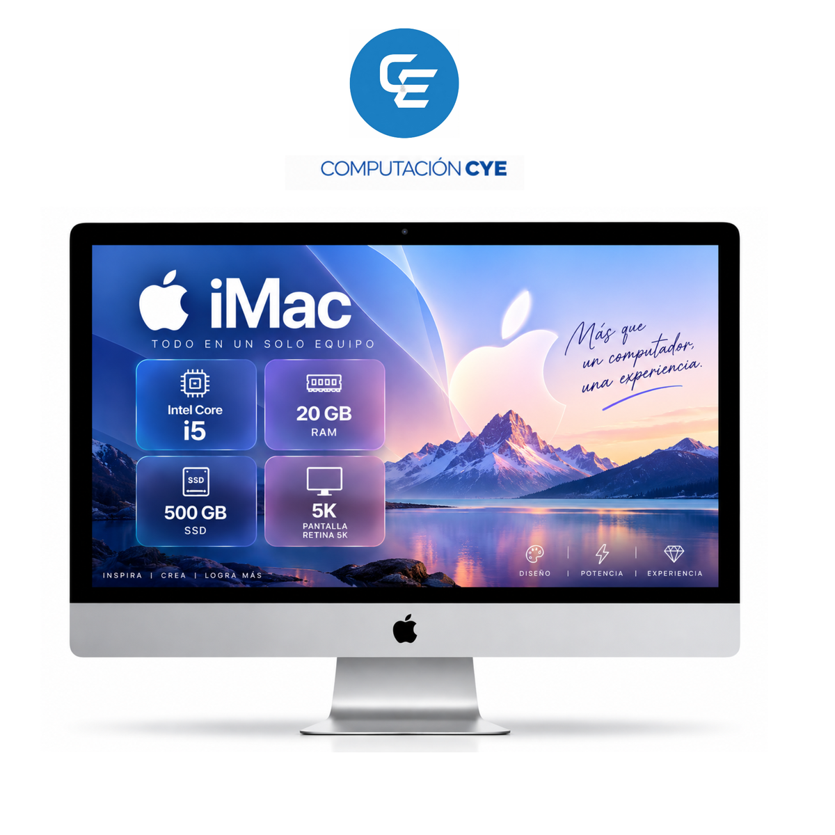 IMAC APPLE 2020 CORE I5 20 GB DE RAM Y 500 GB DISCO SSD 27 PULGADAS 5 K